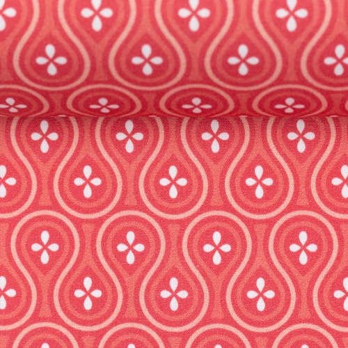 Preview: Swafing Baumwolle - Bögen - Koralle